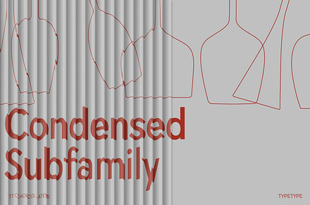 TT Chocolates Condensed, a Sans Serif Font by TypeType