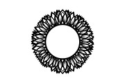 Floral Mandala Circle Frame Bundle, an Illustration by Gaye Art (Thumbnail 28 of 51)