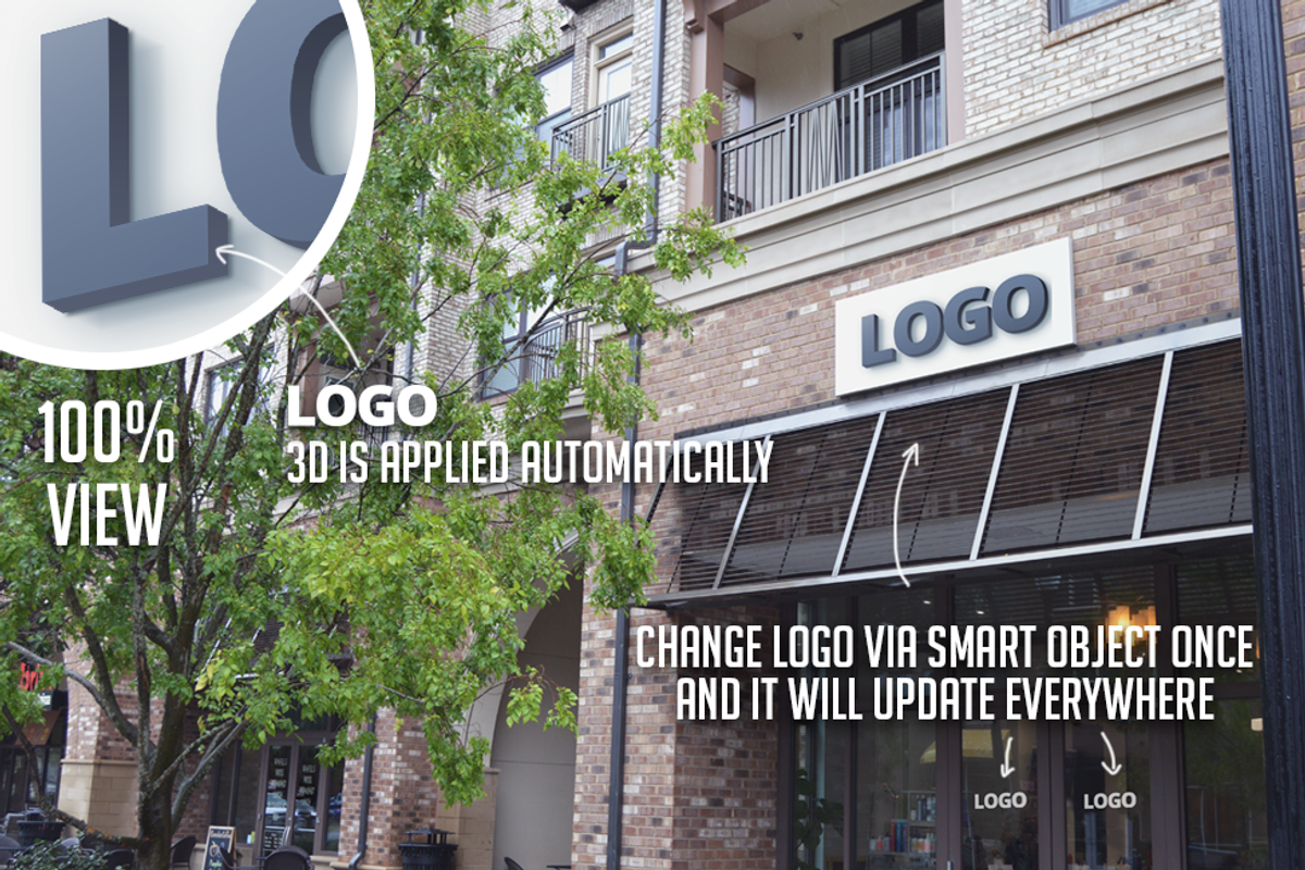 Village Shop Logo Mockup, a Product Mockup by Creative Grenade (Photo 1 of 2)