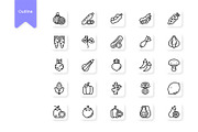 Vegetables Icons, a Duotone Icon by HacaStudio (Thumbnail 2 of 3)