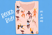 Beach body, a Person Illustration by land art (Thumbnail 6 of 6)