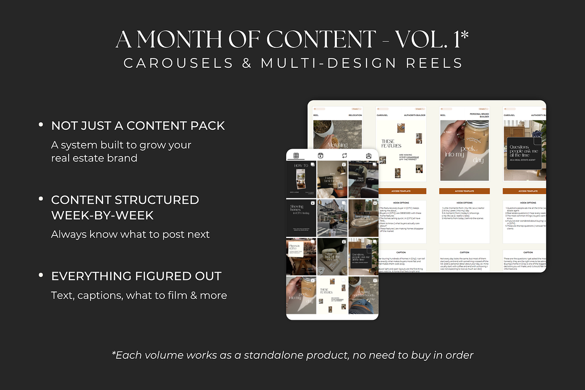 Instagram Templates for Real Estate, a Social Media Template by Meraki Templates (Photo 2 of 9)