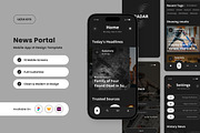 Radar - News Portal Mobile App, an App Template by twinstd (Thumbnail 1 of 5)