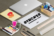 Strokes by EJTee, a Script Font by Lettering Shop by EJ (Thumbnail 4 of 5)