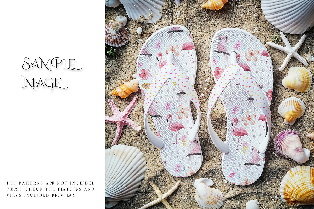 Flip Flops PNG & PSD Mockups, a Product Mockup by mock-ups (Photo 7 of 14)