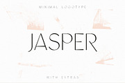 Jasper Font with Extras, a Sans Serif Font by Jen Wagner Co (Thumbnail 1 of 11)
