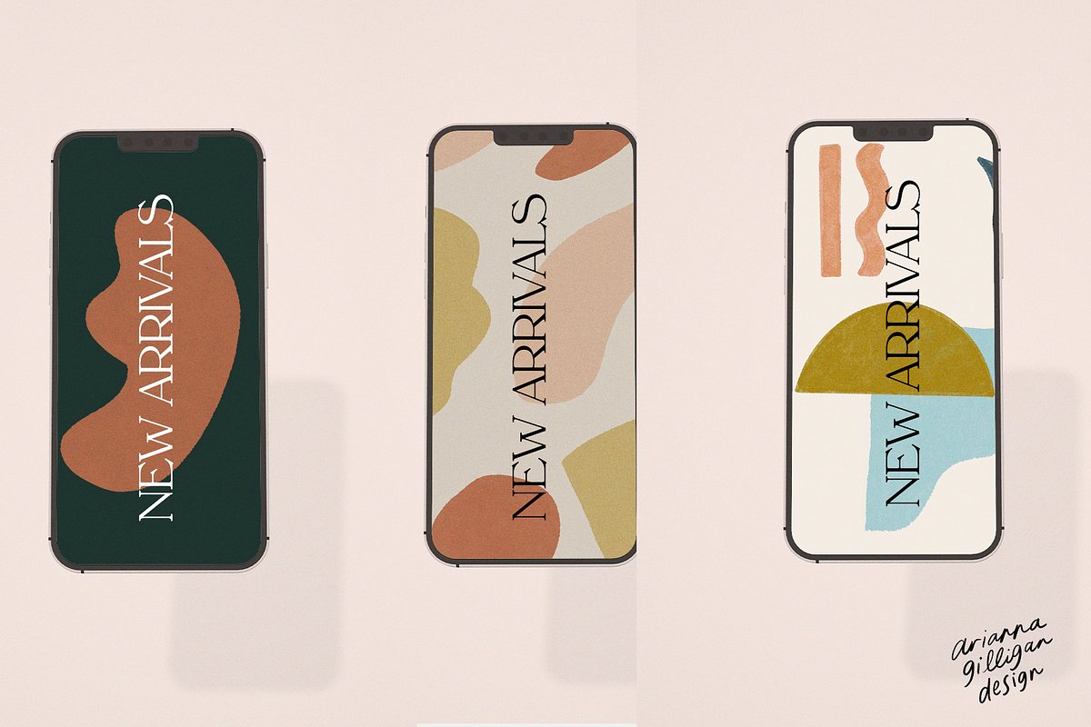 Modern Organic Shapes, a Texture Illustration by Drawn By Arianna (Photo 4 of 4)