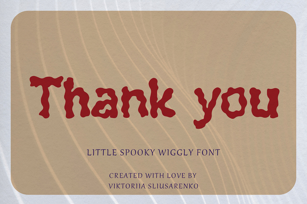 QUATIO wiggly font, a Serif Font by CHIMERA (Photo 8 of 8)