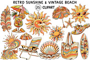 Retro Sunshine & Vintage Beach Png, an Object Illustration by Creative Art (Thumbnail 1 of 7)