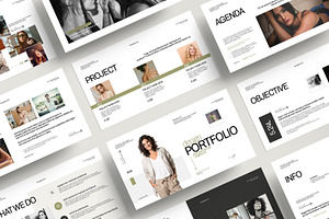 Design Portfolio Presentation Layout, a Presentation Template by MightyDesign