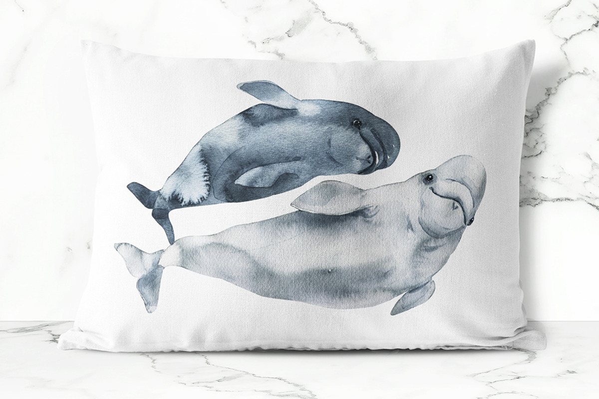 In love with watercolor Ocean, an Animal Illustration by KatBranchArt (Photo 3 of 7)