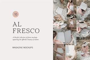 Al Fresco Magazine Mockup Bundle