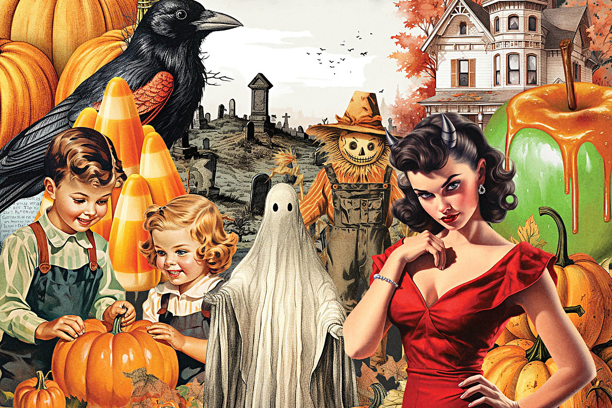 Vintage Halloween Graphics, an Object Graphic by GraphicsByKassy (Photo 9 of 9)