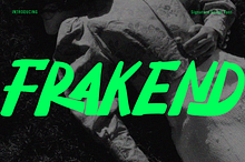 Frakend Handwritten Display Font