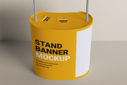 Stand Banner Mockup, a Merchandise Mockup by HanaSaka_Studio (Thumbnail 4 of 5)