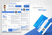 Digital Marketing Resume Template, a Resume Template by MotoCMS (Thumbnail 2 of 3)