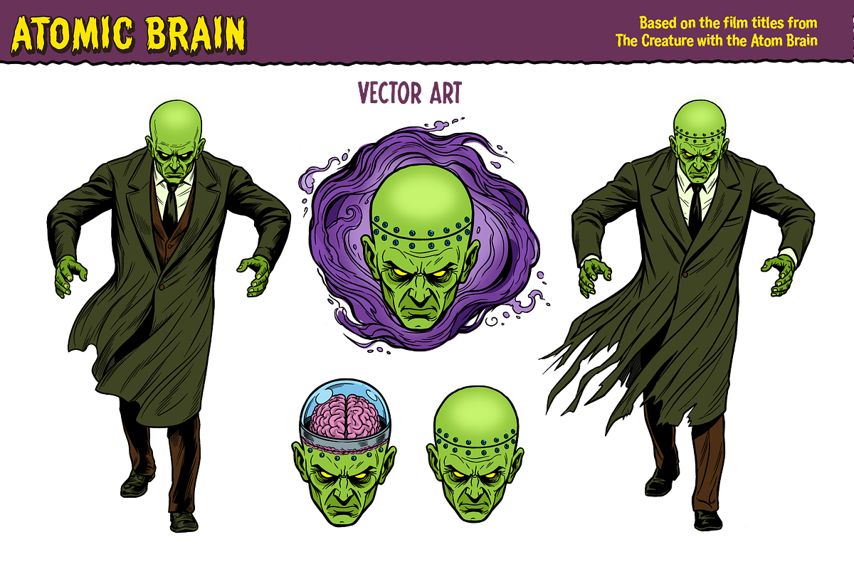 Atomic Brain Horror Font, a Handwritten Font by Paper Moon Graphic Supply (Photo 10 of 13)