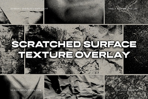 Scratched Surface Texture Overlay, a Texture Graphic by Pitchlook.Studio