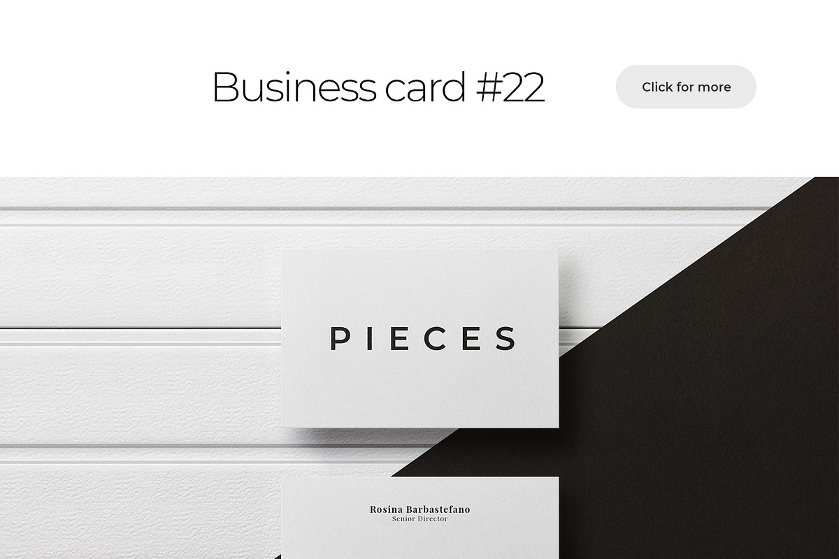 Business Card Mockup Template Bundle, a Business Card Template by PrintPixel (Photo 83 of 104)