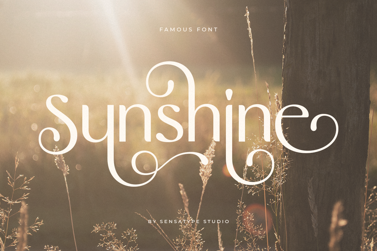 Famous - Modern Feminine Beauty Font, a Sans Serif Font by Sensatype (Photo 12 of 33)