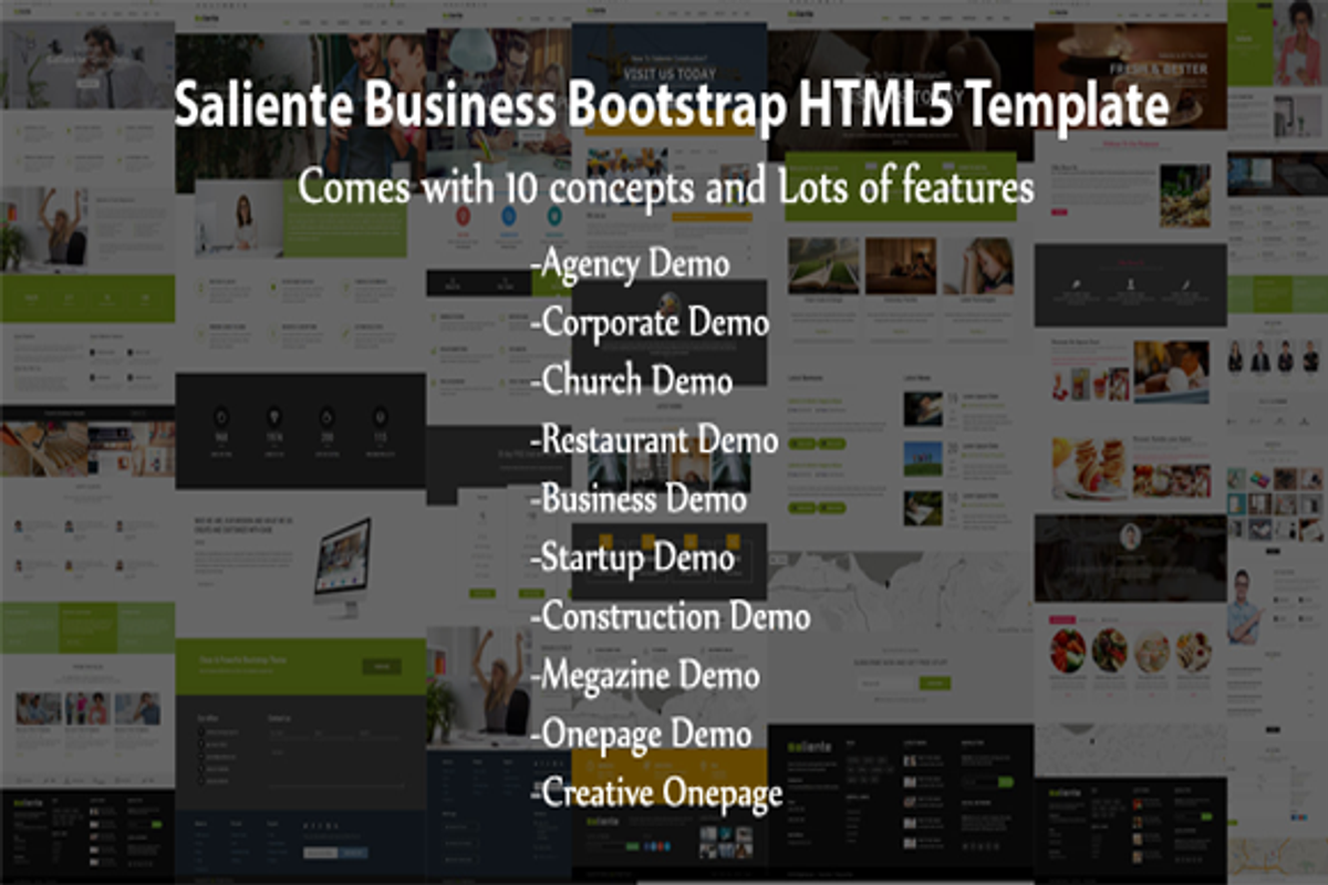 Saliente - Business Bootstrap HTML5, a Bootstrap Template by Jejithemes