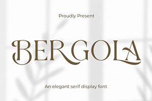 Bergola - Elegant Serif Display Font
