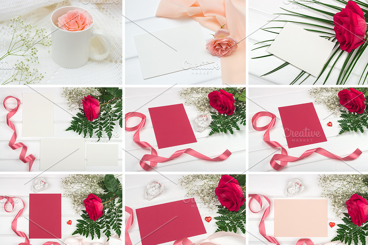Set Mockups. ROMANTIC, a Mockup by Mockups4you (Photo 5 of 8)