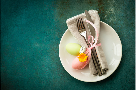 Easter table setting, Easter food, a Food & Drink Photo by Nadia-nb