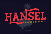 VT Hansel - Vintage Display Font, a Sans Serif Font by ViactionType (Thumbnail 1 of 9)