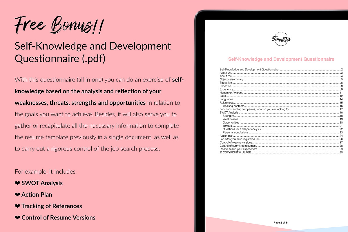Modern CV Template / Resume - Maya, a Resume Template by Templates Design Co. (Photo 12 of 17)