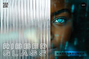 Ribbed Glass Overlay Backgrounds, a Background Graphic by Layerform Design Co. (Thumbnail 1 of 4)