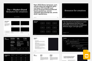 The Modern Brand — Deck Template