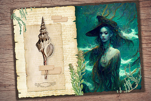 Sea Witch Scrapbook Kit