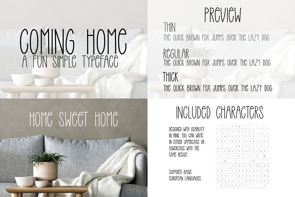 FONT BUNDLE THREE | 4 handmade fonts, a Sans Serif Font by Design av MAD (Photo 3 of 5)