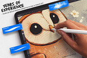 2000+ Mega Bundle Procreate Brushes, a Brush Add-On by BrushArchive (Thumbnail 5 of 9)