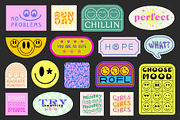 LIFE IS COOL VECTOR POP ART STICKERS, an Object Graphic by craftlove (Thumbnail 5 of 13)