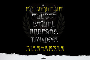 EL TORRO – Chicano Tattoo Font