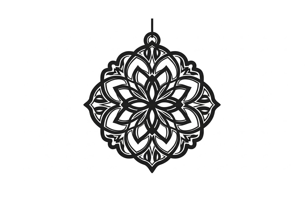Hanging Mandala Ornament Vector Bund, an Illustration by musafir_fashion (Photo 14 of 51)