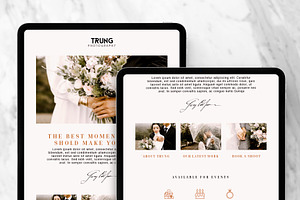 TRUNG Photographer-Responsive E-mail