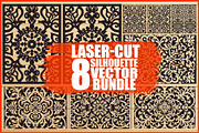 Ornamental Laser Cut Silhouettes, an Illustration by BIPLOB EXPERT (Thumbnail 1 of 9)