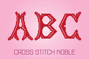 Cross Stitch Display Font Bundle, a Font by GG Design (Thumbnail 10 of 23)