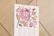Pomegranate 2025 Calendar Printable, a Poster Template by Anis Illustration (Thumbnail 5 of 7)