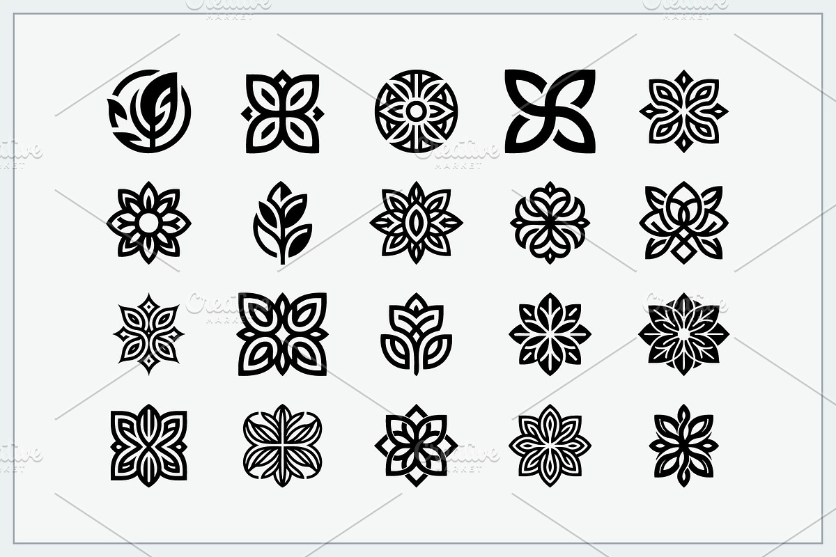 Floral Botanical Vector Logo Bundle, a Branding & Logo Template by Vectorium Studio (Photo 6 of 10)