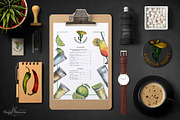 Tequila Boom Watercolor & Ink Set, a Food Illustration by Fluffy Unicorn (Thumbnail 5 of 5)