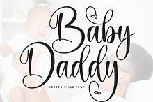 Baby Daddy | Script Font