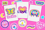 98 Acid y2k elements & stickers, an Illustration by Valeria Soloveva (Thumbnail 2 of 8)