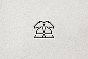 Minimalist Chess Knight Logo, a Branding & Logo Template by Luxury Logos (Thumbnail 4 of 4)