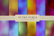 Multicolored foil backgrounds, a Texture Graphic by Paper Farms (Thumbnail 1 of 2)