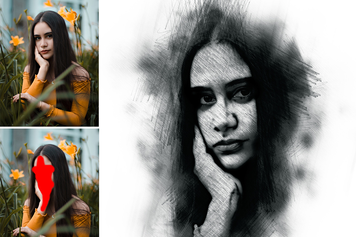 Pencil Sketch, an Action Add-On by MRI STUDIO (Photo 8 of 11)