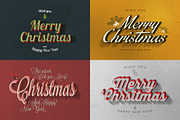 Christmas Text Effects Vol.2, a Brushes & More by Graphicdome (Thumbnail 3 of 5)